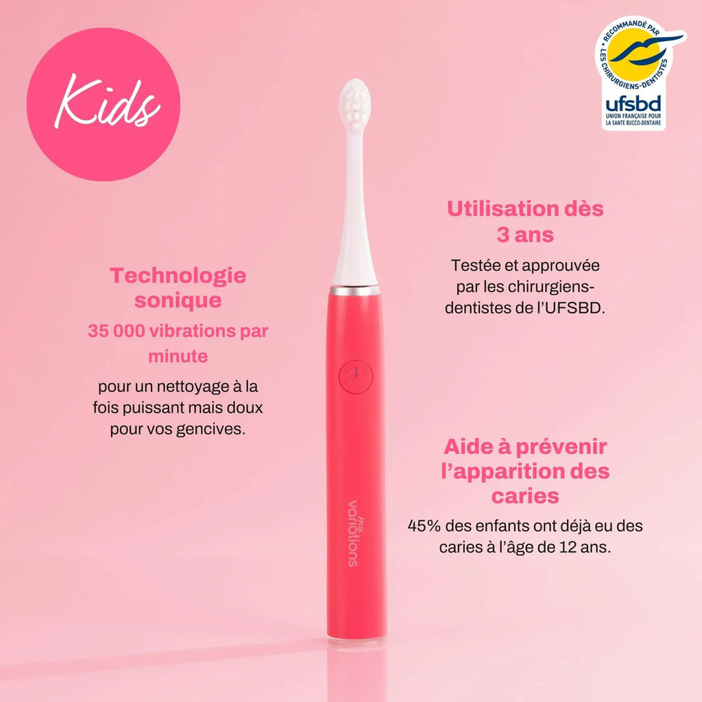 Brosse À Dents Électrique - Enfant - Rose