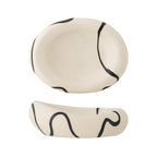 Minna - Lote de 4 Cuencos - Blanco - Gres
