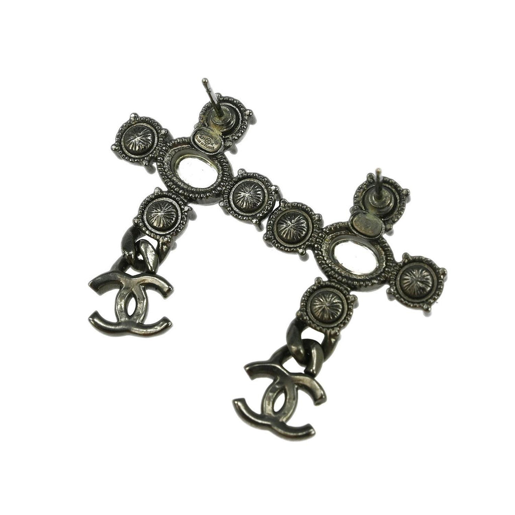 Chanel - Örhängen CC Dangle Silver_Plated - Silver