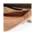 Celine - Borsa a spalla Macadam in tela - Marrone
