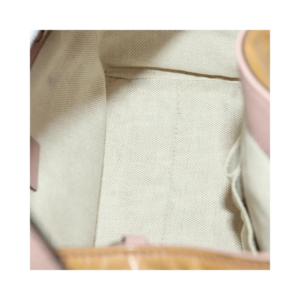 Gucci - Axelremsväska Soho Convertible Shoulder Bag Small Lackläder - Beige