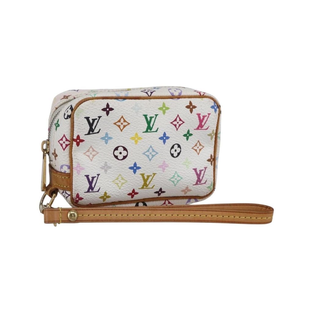 Louis Vuitton – Saszetka Wapity Trousse z płótna – Biała