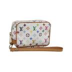 Louis Vuitton – Saszetka Wapity Trousse z płótna – Biała