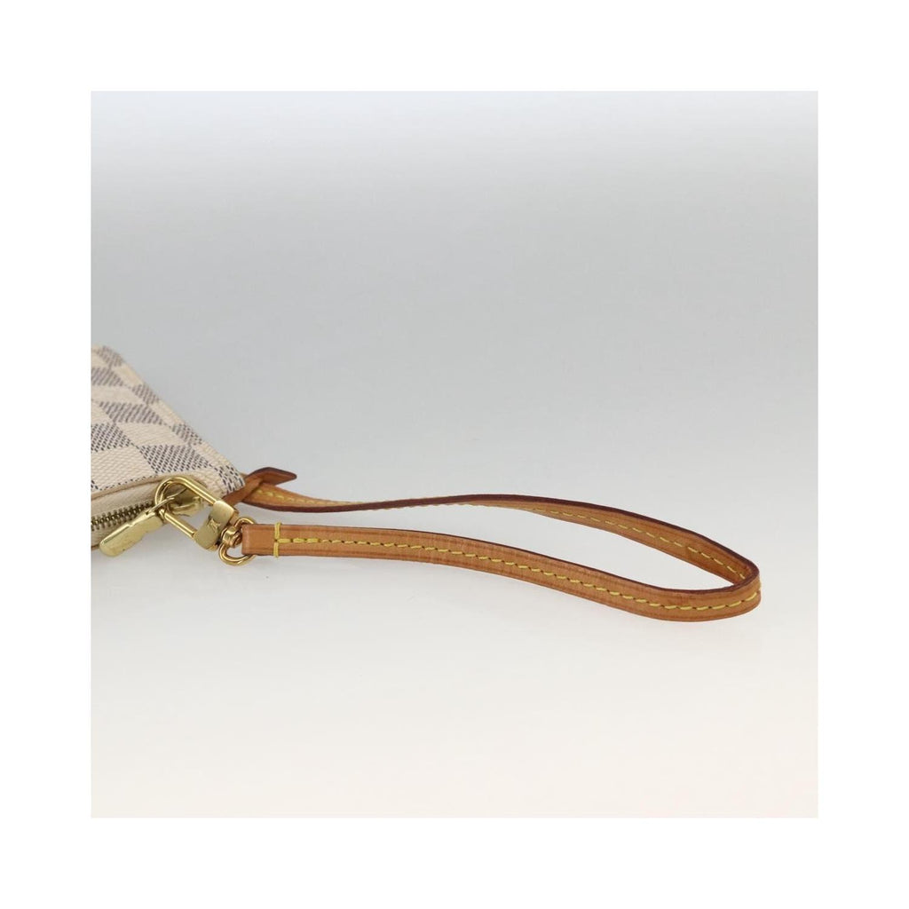 Louis Vuitton - Saszetka Neverfull Pochette Small Toile - Biała