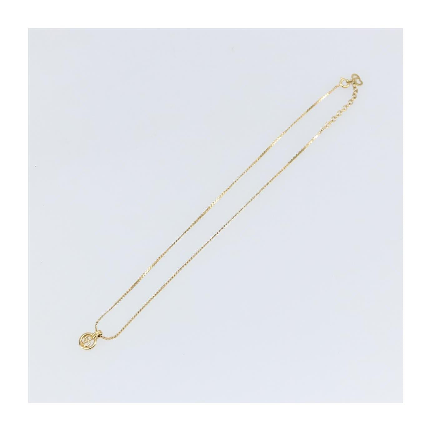 Christian Dior CD Collar con colgante redondo Metal Imagen del producto