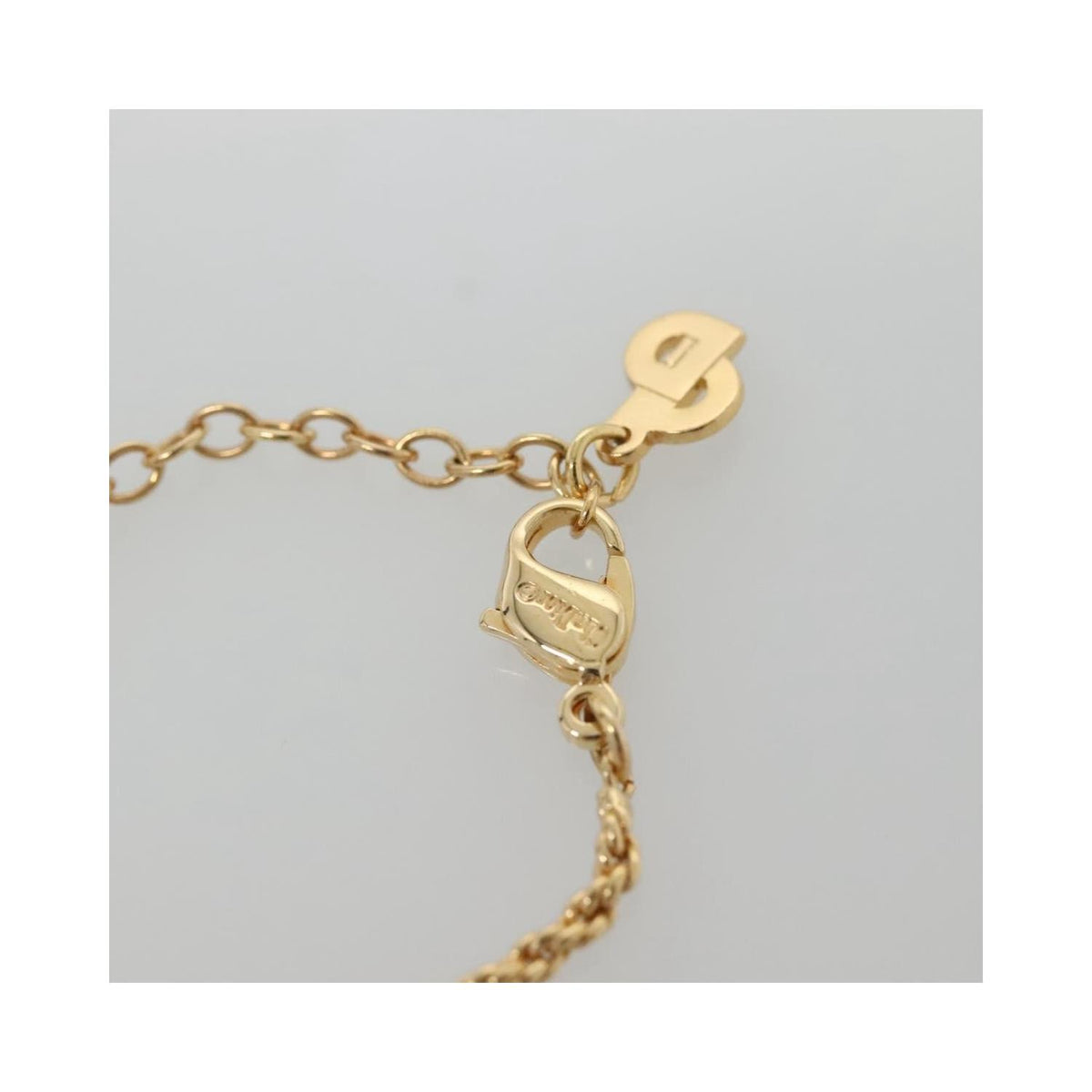 Christian Dior - Smycke Logo Flower Necklace Metall - Guld