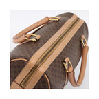 Celine - Torebka Do Ręki Vintage Macadam Boston Pvc - Brązowa