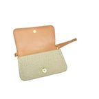 Celine - C Macadam Shoulder Pochette i mocka - Beige