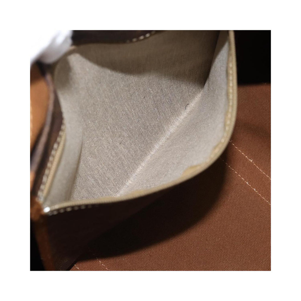Celine - Torebka Do Ręki Vintage Macadam Boston Z Płótna - Brązowa