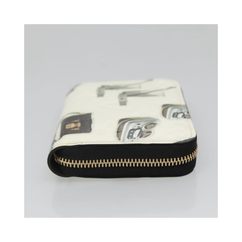 Louis Vuitton - Portfel ze skóry lakierowanej Nicolas Ghesquière Zippy - Biały