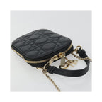 Christian Dior - Axelväska Lady Dior Phone Holder On Chain Läder - Svart