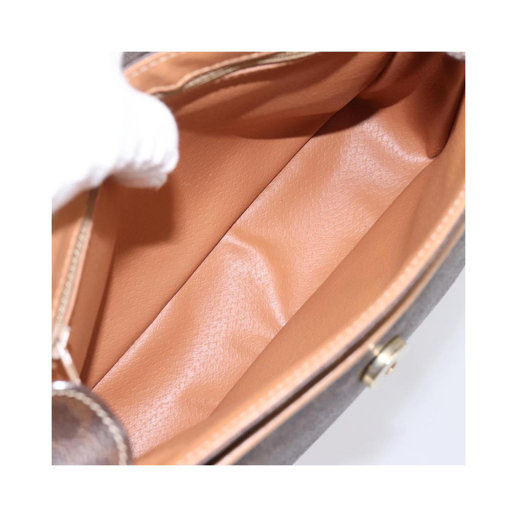 Celine - Macadam Medium Skuldertaske i Lærred - Brun
