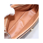 Celine - Macadam Medium Skuldertaske i Lærred - Brun