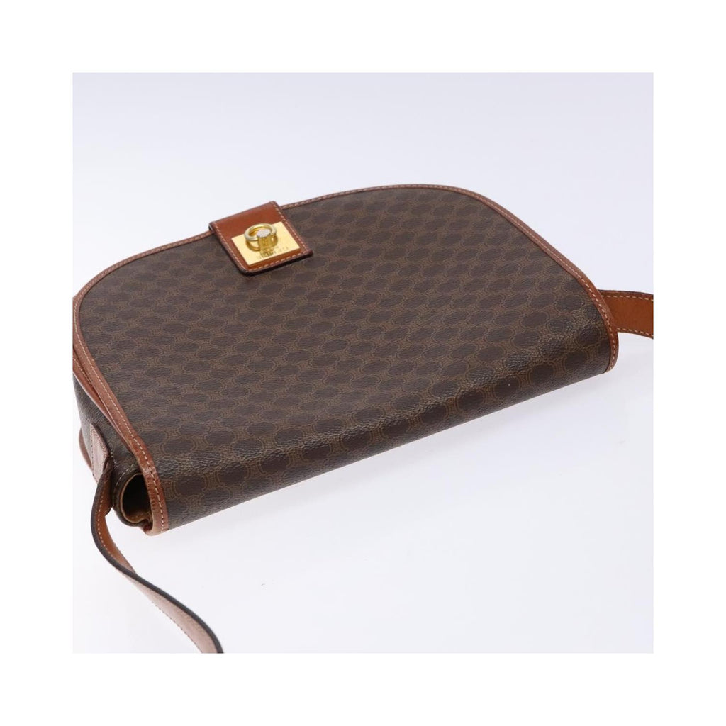 Celine - Axelremsväska Macadam Shoulder Bag Canvas - Brun