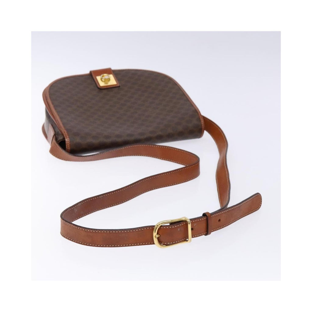 Celine - Axelremsväska Macadam Shoulder Bag Canvas - Brun