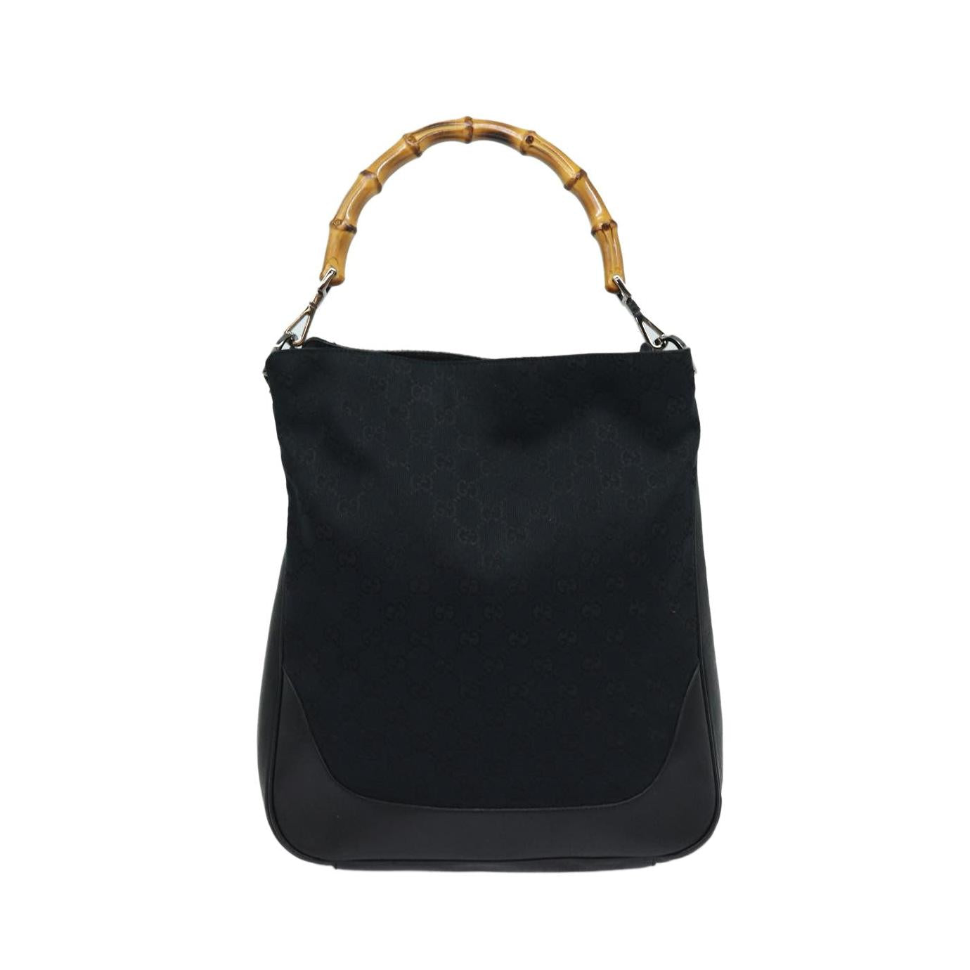Gucci Bamboo Shoulder Bag GG Canvas Product Image