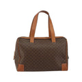 Celine – Torebka Na Ramię Macadam Handbag Z Płótna – Brązowa