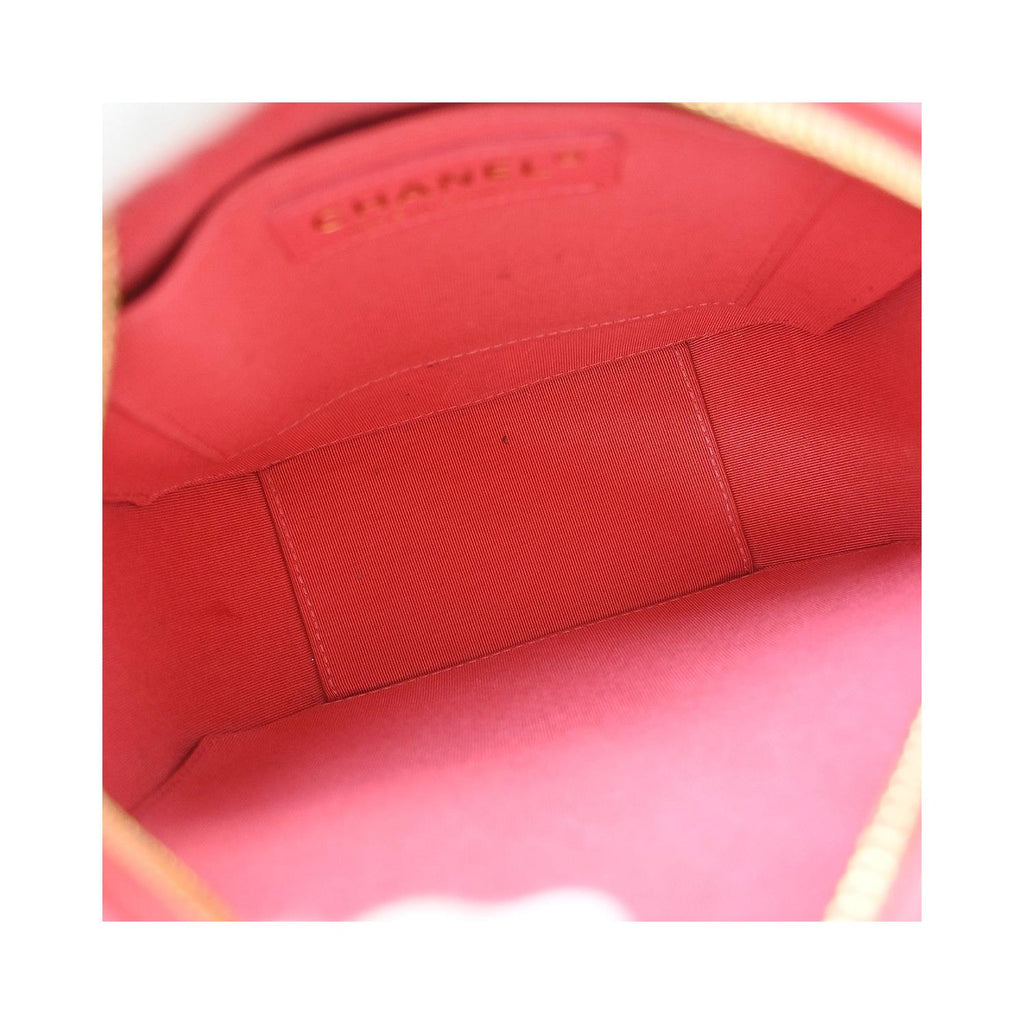 Chanel - Timeless CC Octagon Camera Case Mini Axelremsväska i läder - Rosa