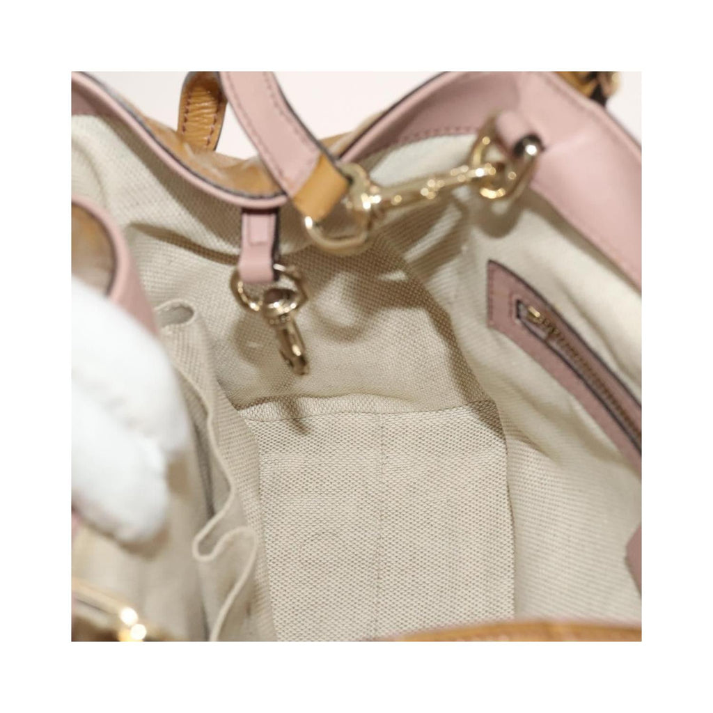 Gucci - Axelremsväska Soho Convertible Shoulder Bag Small Lackläder - Beige