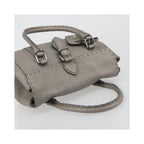 Fendi - Borsa a mano Selleria Linda mini in pelle - Grigio