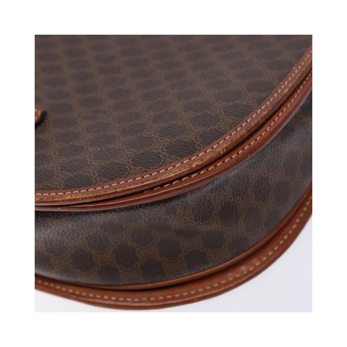 Celine - Axelremsväska Macadam Shoulder Bag Canvas - Brun