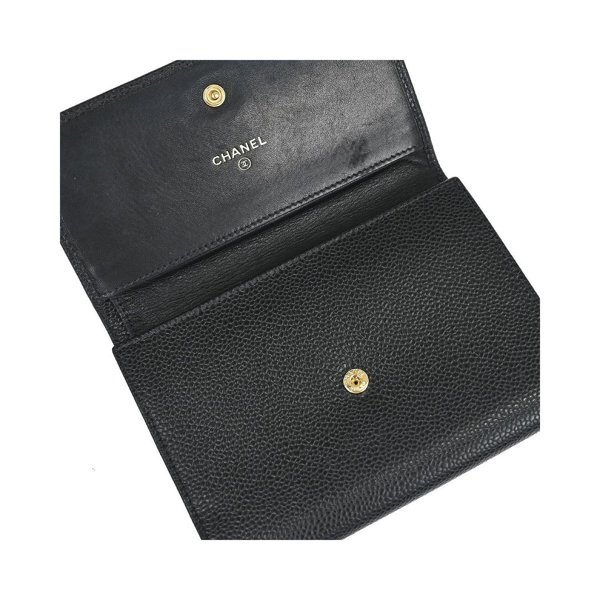 Chanel – Portfel Timeless CC French Long Calfskin – Czarny
