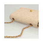 Chanel - Vintage Diana Flap Liten Axelremsväska i Canvas - Rosa