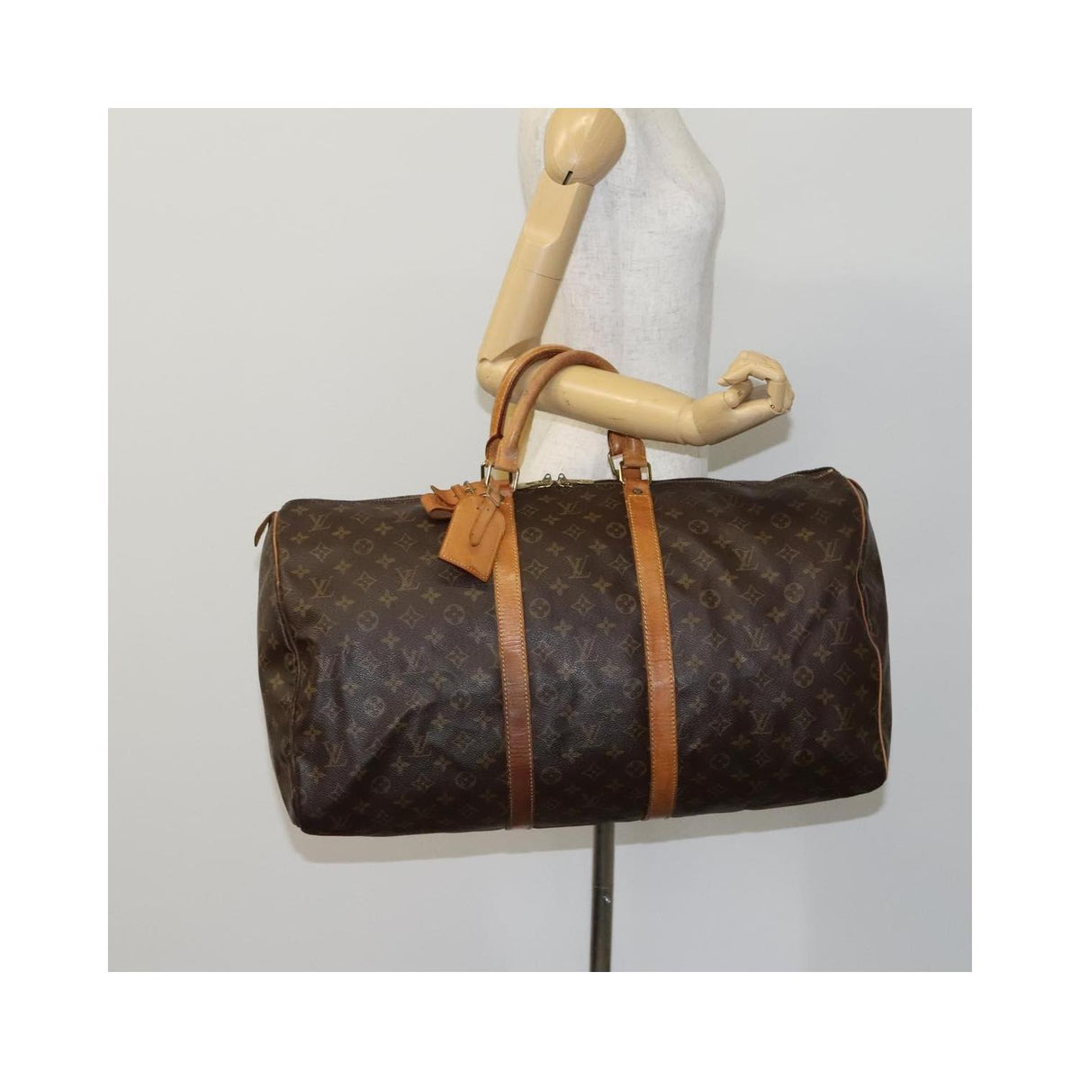 Louis Vuitton - Torba podróżna Keepall 55 z płótna - Brązowy