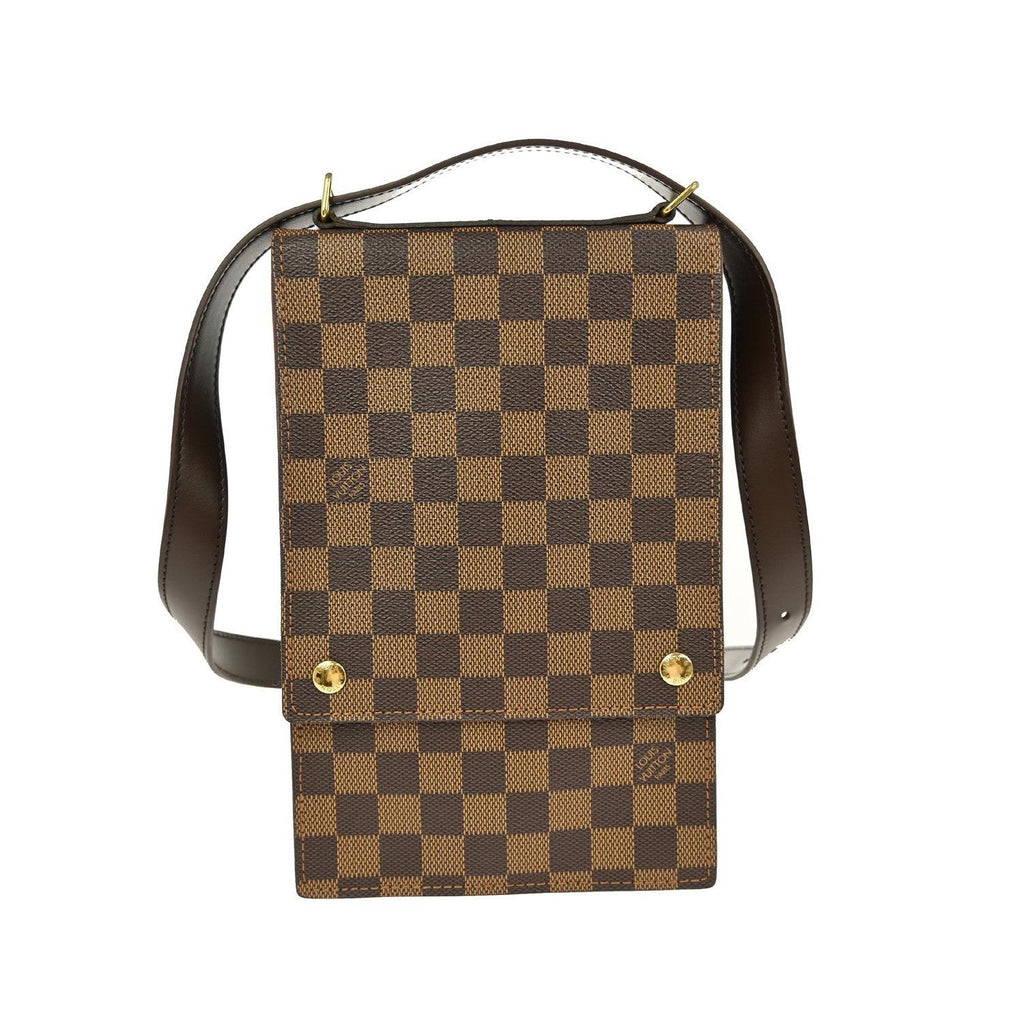 Louis Vuitton - Axelremsväska Portobello Messenger Canvas - Brun