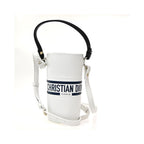 Christian Dior - Axelväska Vibe Bottle Holder Läder - Vit