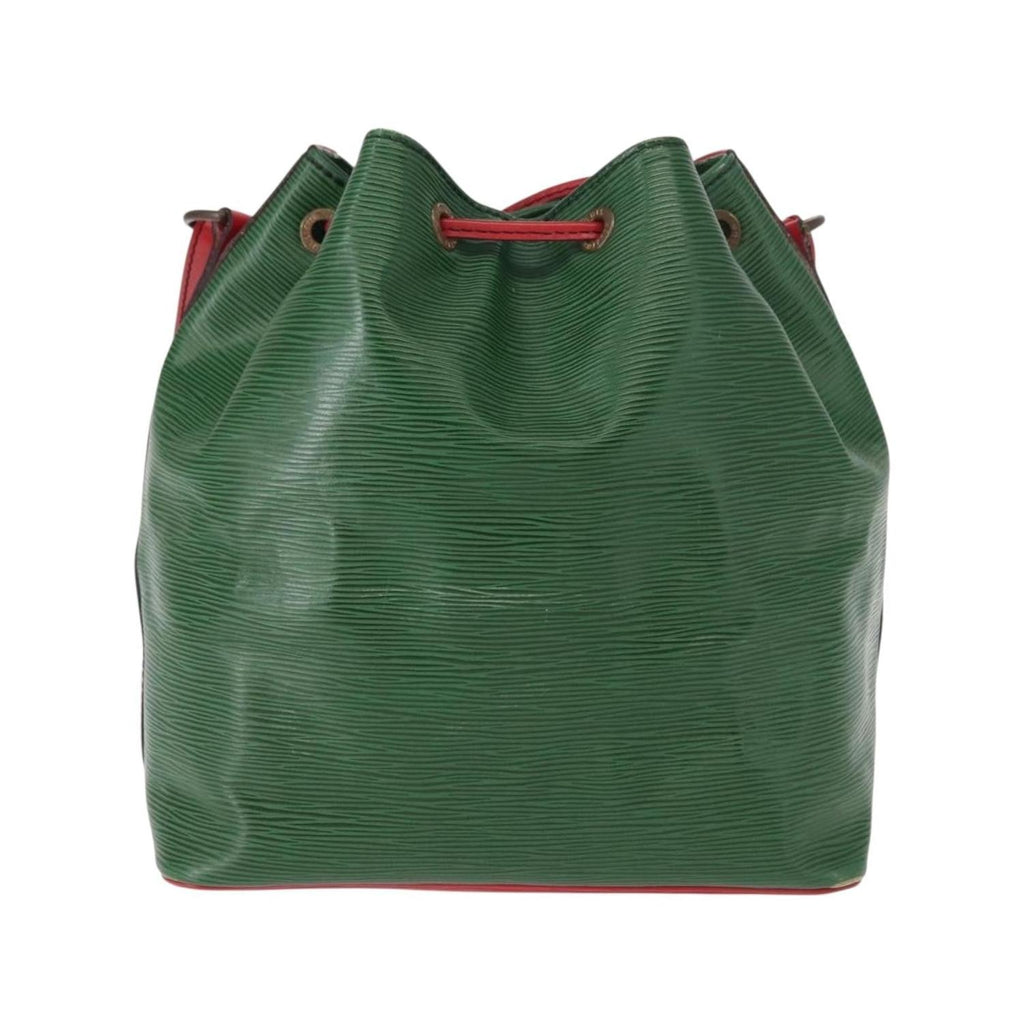 Louis Vuitton - Axelväska Bicolor Petit Noe Handbag Läder - Grön