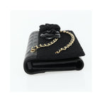 Chanel - Flap Clutch Kuverttaske Læder - Sort