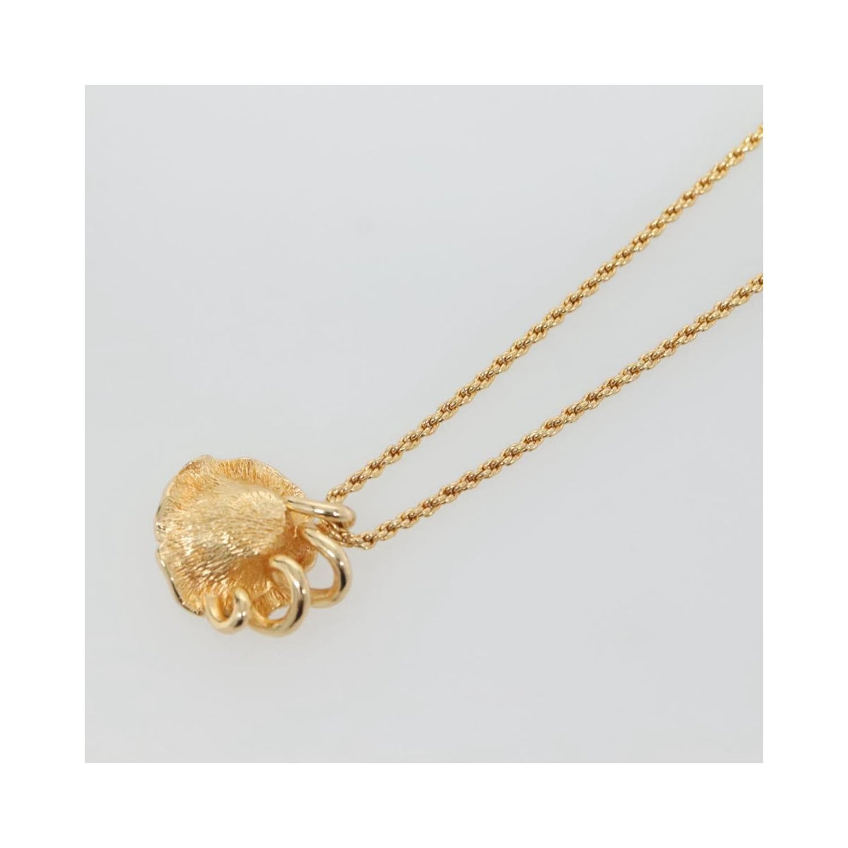 Christian Dior - Smycke Logo Flower Necklace Metall - Guld