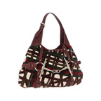 Gucci - Axelväska Vintage Jackie Shoulder Canvas - Grön