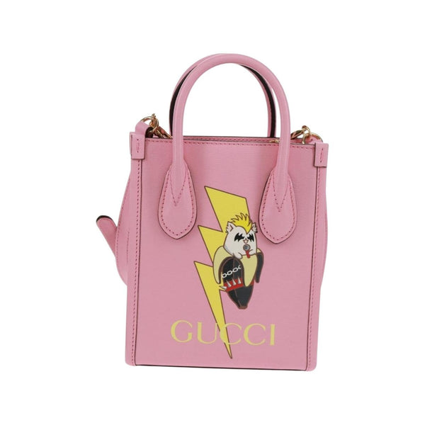 Gucci - Cabas Vertical Tote Mini Cuir - Rose