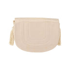 Chanel - Axelväska Vintage Round Flap Satin - Beige