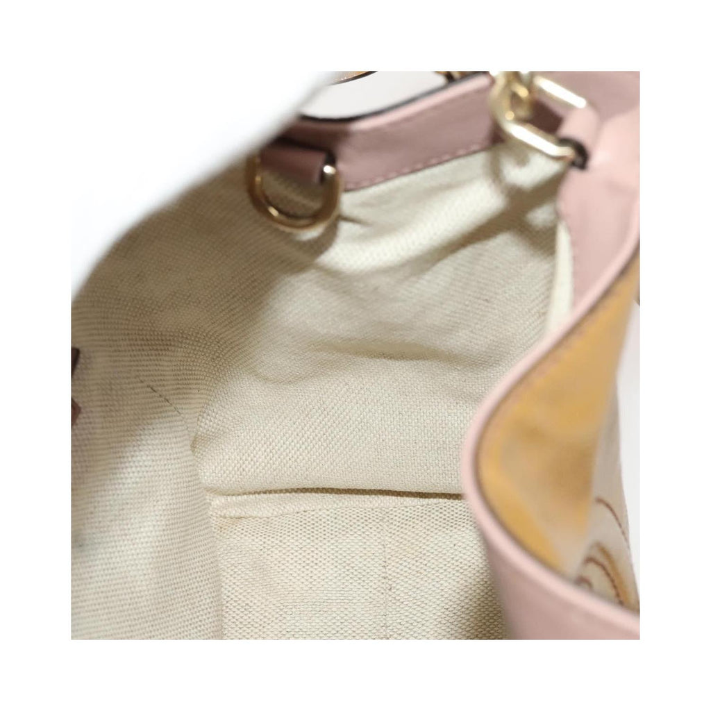 Gucci - Axelremsväska Soho Convertible Shoulder Bag Small Lackläder - Beige