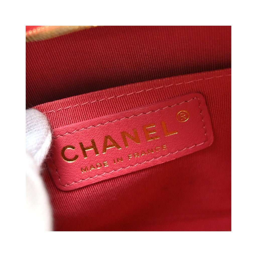 Chanel - Timeless CC Octagon Camera Case Mini Axelremsväska i läder - Rosa