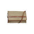Celine Vintage Macadam Shoulder Bag Canvas and Leather Product Image