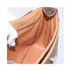 Celine - Macadam Medium Skuldertaske i Lærred - Brun