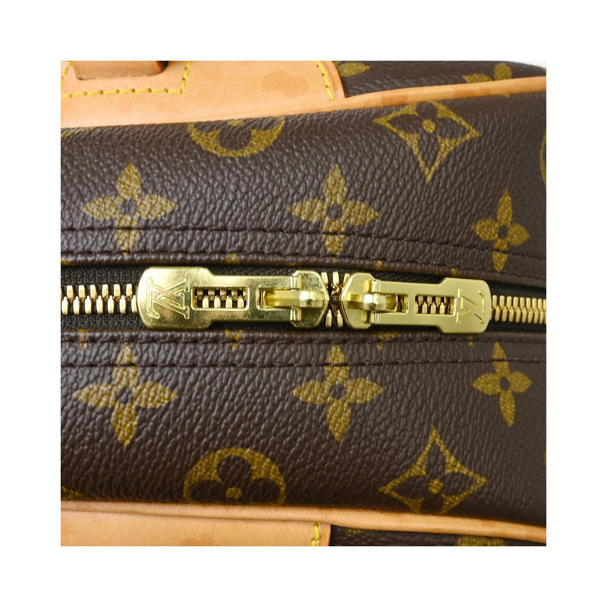Louis Vuitton – Deauville Mini Handväska i Canvas – Brun
