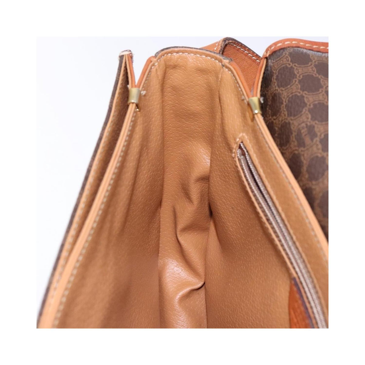 Celine - Axelremsväska Macadam Shoulder Bag Canvas - Brun