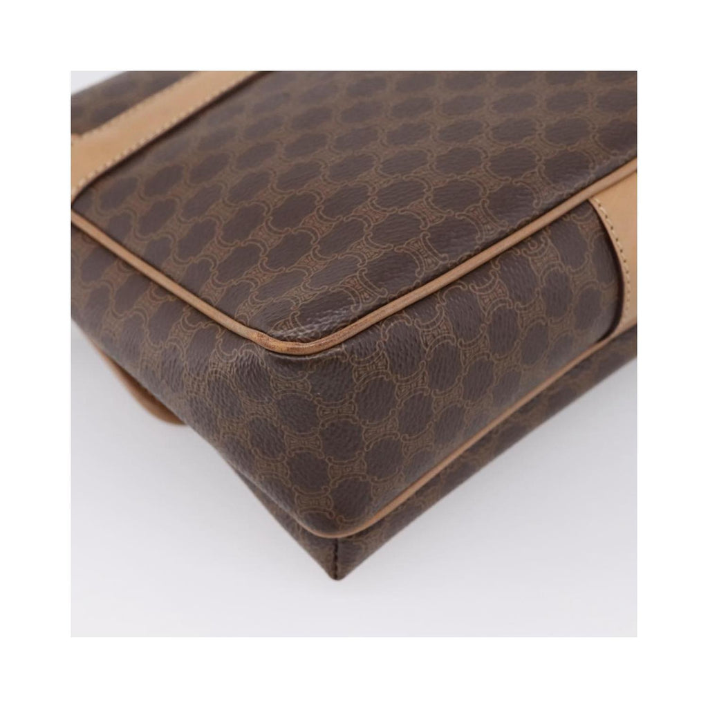 Celine - Macadam Medium Skuldertaske i Lærred - Brun