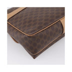 Celine - Macadam Medium Skuldertaske i Lærred - Brun