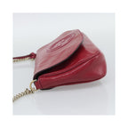 Gucci - Axelremsväska Soho Chain Medium Lackläder - Rosa