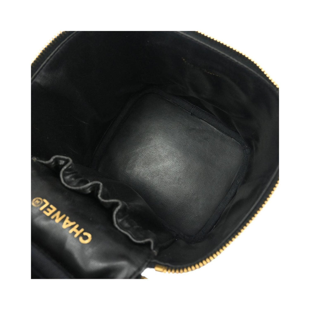 Chanel - Beauty case vintage Timeless piccolo in pelle - Nero