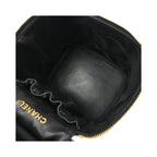 Chanel - Beauty case vintage Timeless piccolo in pelle - Nero