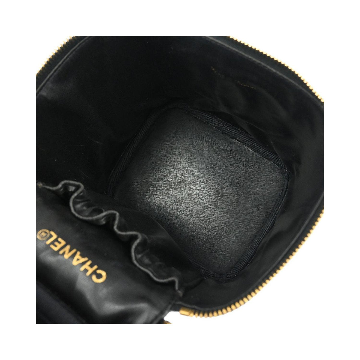 Chanel - Beauty case vintage Timeless piccolo in pelle - Nero