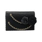 Chanel - Flap Clutch Kuverttaske Læder - Sort