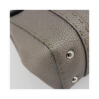 Fendi - Borsa a mano Selleria Linda mini in pelle - Grigio